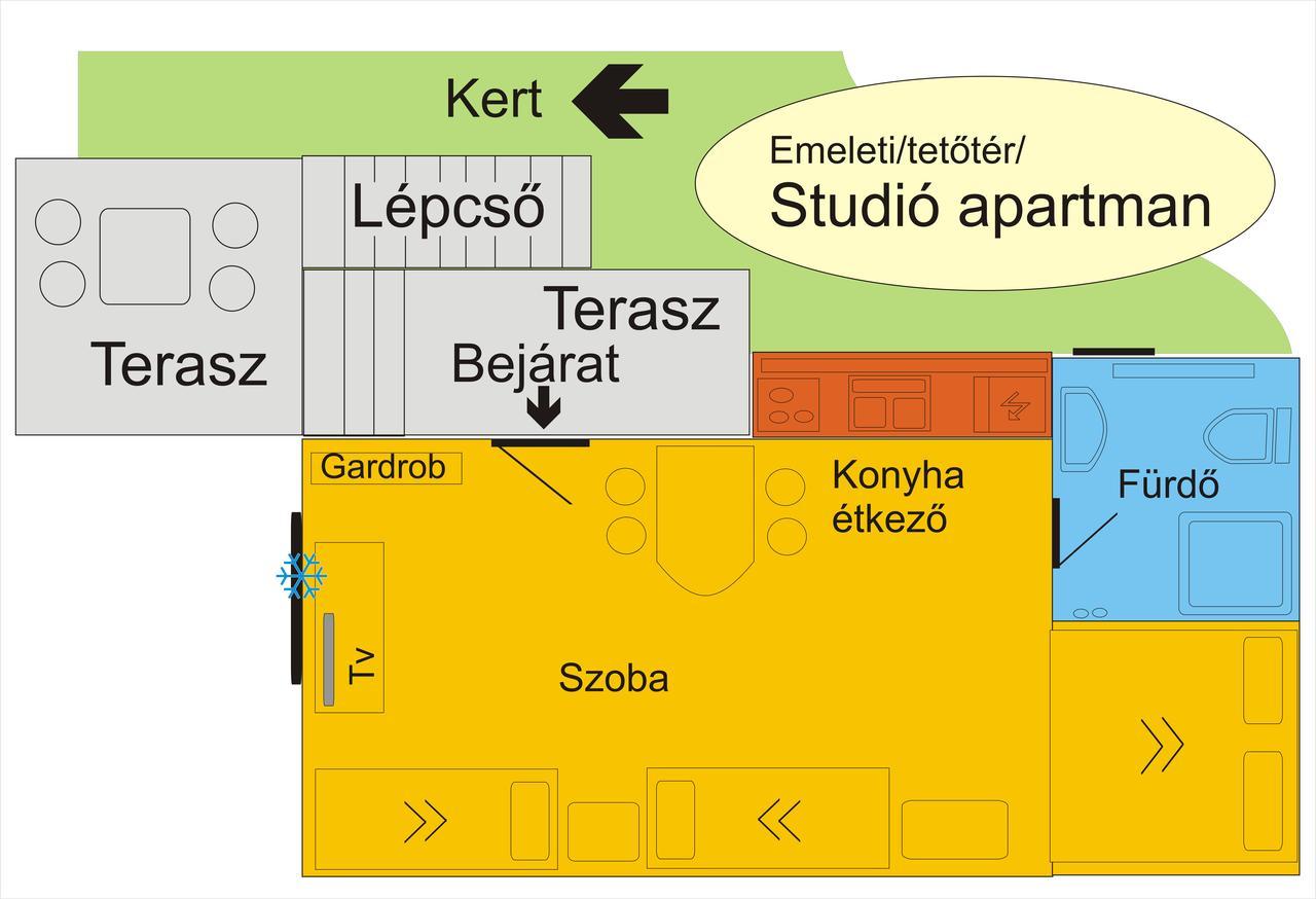 4 Evszak Apartman Gyula Exteriér fotografie